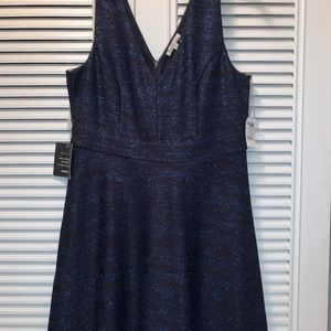 Charlotte Russe NWT Glitter Blue Dress